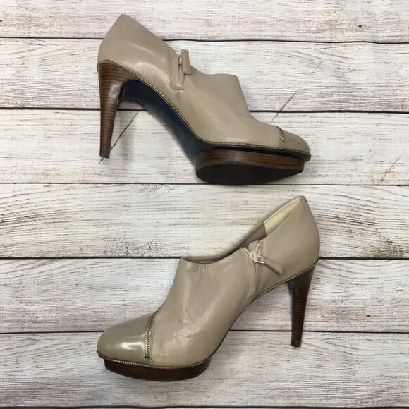 Women’s Maria Sharapova Beige Bootie sz 10 - Picture 6 of 7